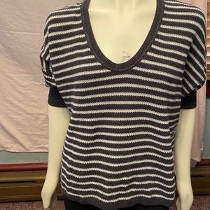 Express Striped Knit Top